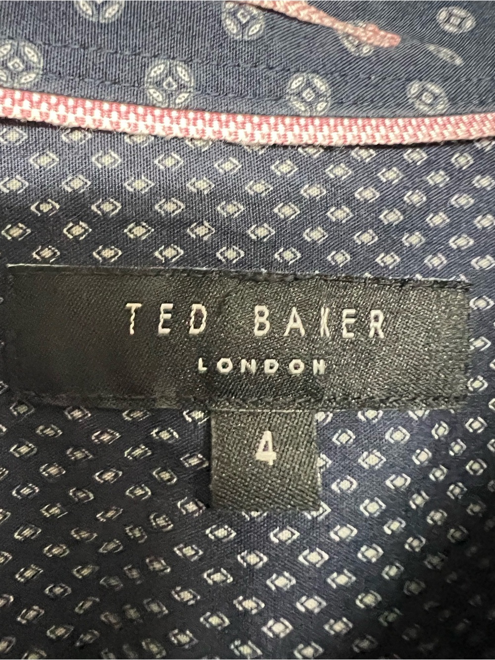 Ted Baker Grey Long Sleeve Button‎ Down Shirt Size Large - Picture 3 of 3